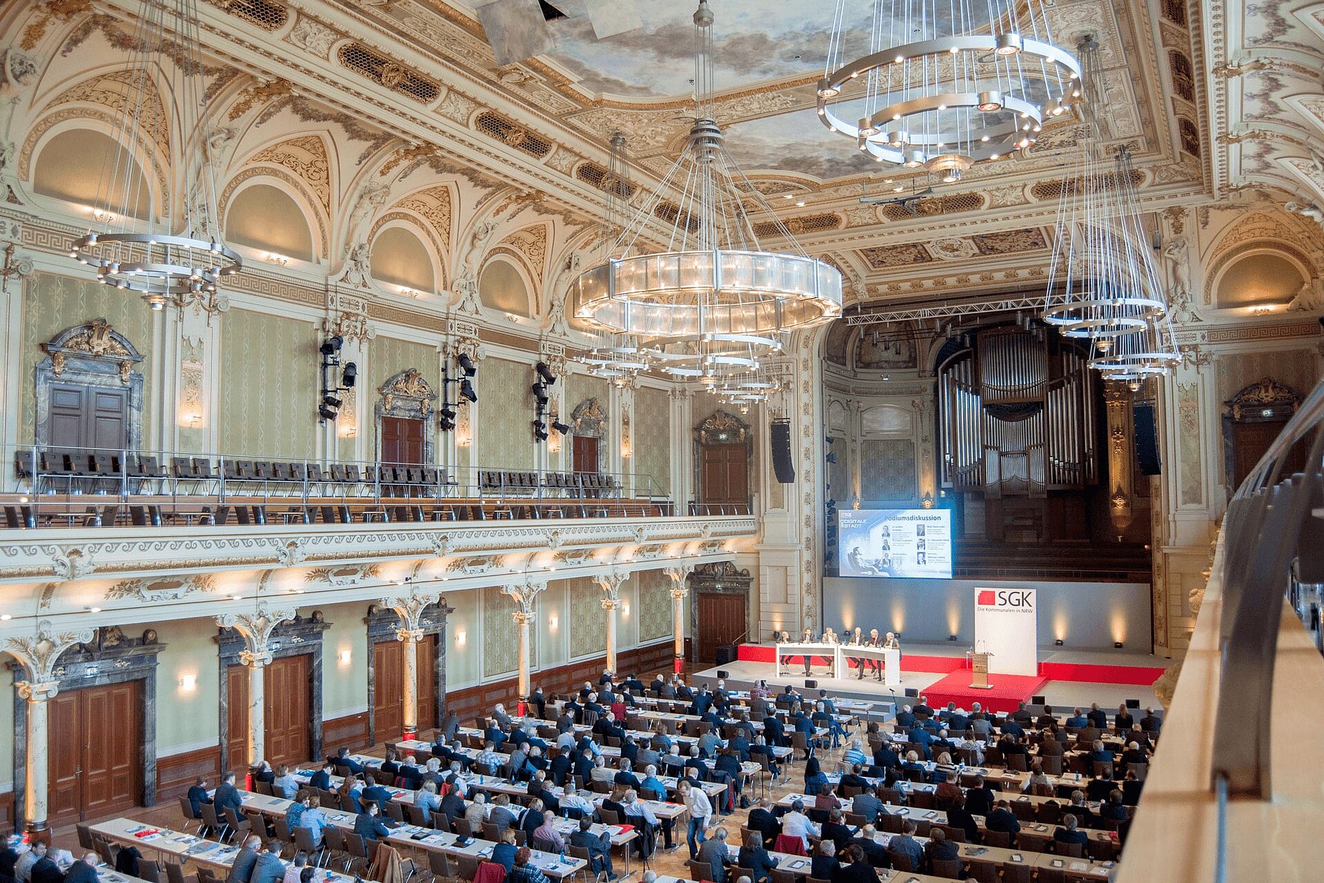 Kongress im Großen Saal der Historischen Stadthalle Wuppertal